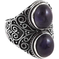 Top Quality African! 925 Silver Amethyst Ring