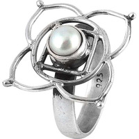 Big Secret Created ! 925 Silver Pearl Ring