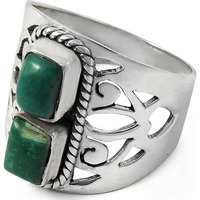 A Secret! 925 Sterling Silver Turquoise Ring