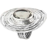 Paradise Bloom !! Green Amethyst 925 Sterling Silver Ring
