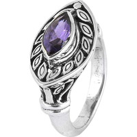 Stunning Natural Rich! Amethyst 925 Sterling Silver Ring