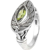Cloud Song!! Peridot 925 Sterling Silver Ring