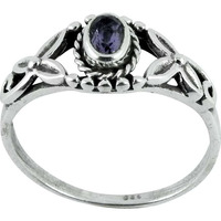 Natural Beauty!! Amethyst 925 Sterling Silver Ring