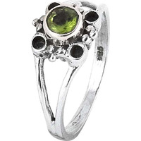 Gorgeous!! Peridot 925 Sterling Silver Ring