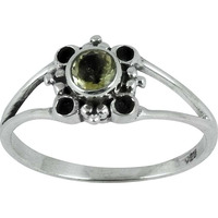 Delicate!! Citrine 925 Sterling Silver Ring