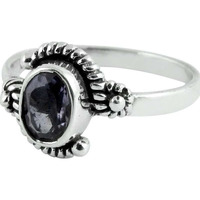 Delicate Light!! Amethyst 925 Sterling Silver Ring