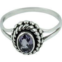 Draditions !! Amethyst 925 Sterling Silver Ring