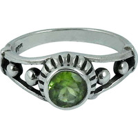 New Design! Peridot 925 Sterling Silver Rings
