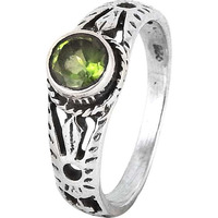 Lovely! Peridot 925 Sterling Silver Ring