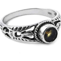 Paradise Bloom!! Citrine 925 Sterling Silver Ring