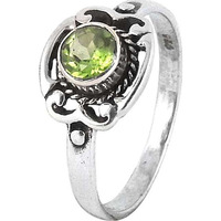 Blue Passion!! Peridot 925 Sterling Silver Rings