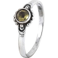 Chunky ! Citrine 925 Sterling Silver Ring