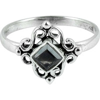 Cloud Song ! Smoky Quartz 925 Sterling Silver Ring
