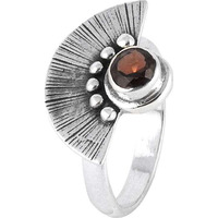 Stunning!! Garnet 925 Sterling Silver Rings