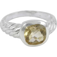 New Style Of 925 Silver Citrine Ring