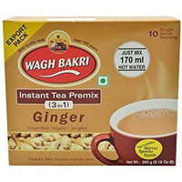 Case of 18 - Wagh Bakri Instant Sweetened Ginger Tea - 260 Gm (9.17 Oz)