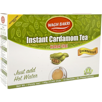 Case of 24 - Wagh Bakri Instant Unsweetened Cardamom Tea - 140 Gm (4.94 Oz)