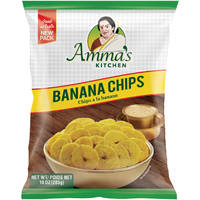 Case of 20 - Amma's Kitchen Banana Chips - 10 Oz (285 Gm) [50% Off]