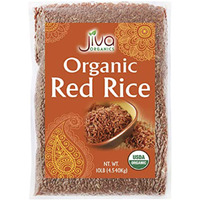 Case of 12 - Jiva Organics Organic Red Rice - 2 Lb (908 Gm)