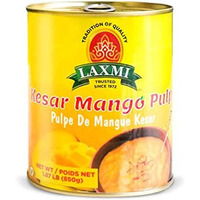 Case of 6 - Laxmi Kesar Mango Pulp - 850 Gm (1.87 Lb)
