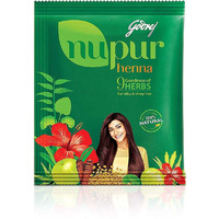 Case of 24 - Godrej Nupur Henna 9 Herbs - 400 Gm (14 Oz)