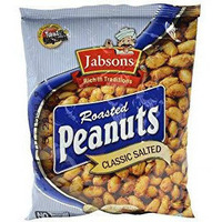 Case of 24 - Jabsons Roasted Peanuts Classic Salted - 160 Gm (5.64 Oz)