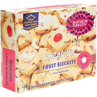 Case of 20 - Karachi Bakery Fruit Biscuits - 400 Gm (14 Oz)