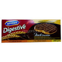Case of 12 - Mcvitie's Digestives Dark Chocolate - 300 Gm (10.58 Oz)