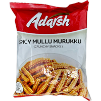 Case of 20 - Adarsh Spicy Mullu Murukku - 170 Gm (6 Oz)