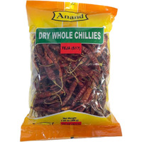 Case of 20 - Anand Dry Whole Chillies Teja - 200 Gm (7 Oz)