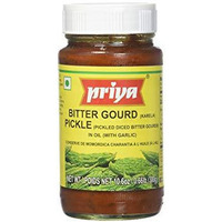 Case of 24 - Priya Bitter Guard Pickle With Garlic - 300 Gm (10 Oz)