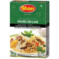 Case of 12 - Shan Sindhi Biryani Recipe Seasoning Mix - 60 Gm (2.1 Oz)