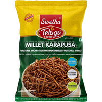 Case of 24 - Telugu Foods Millet Karapusa - 170 Gm (6.0 Oz) [Fs]
