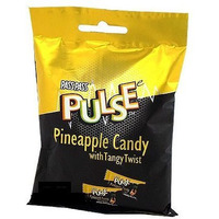 Case of 80 - Pass Pass Pulse Pineapple Candy 25 Pc - 100 Gm (3.5 Oz)