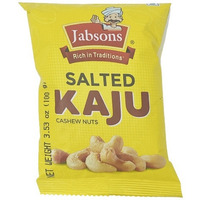Case of 16 - Jabsons Salted Kaju Cashew Nuts - 100 Gm (3.5 Oz) [Fs]
