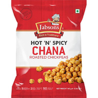 Case of 24 - Jabsons Hot 'N' Spicy Roasted Chickpeas - 140 Gm (4.9 Oz)