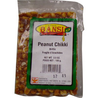 Case of 48 - Bansi Peanut Chikki - 3.5 Oz (100 Gm) [Fs]