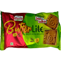Case of 12 - Priyagold Butter Lite Namkeen Jeera Biscuits - 350 Gm (12.3 Oz))