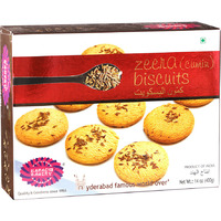 Case of 20 - Karachi Bakery Zeera Cumin Biscuits - 400 Gm (14.1 Oz)