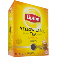 Case of 12 - Lipton Yellow Label Loose Tea - 900 Gm (1.9 Lb)