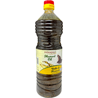 Case of 12 - Patanjali Mustard Oil - 1 L (33.8 Fl Oz)