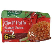 Case of 12 - Knorr Chatt Patta Instant Ramen Noodles 6 Packs - 366 Gm (12.9 Oz)