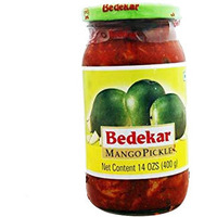 Case of 12 - Bedekar Mango Chilli Pickle - 400 Gm (14 Oz)