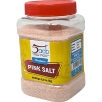 Case of 12 - 5aab Himalayan Pink Salt Jar - 1 Kg (2.2 Lb)