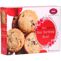 Case of 28 - Karachi Bakery Rose Shortbread Biscuit - 300 Gm (10 Oz)