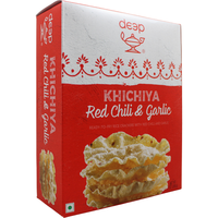 Case of 20 - Deep Red Chili With Garlic Khichiya - 200 Gm (7 Oz) [50% Off]