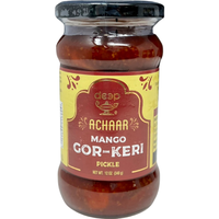 Case of 12 - Deep Mango Gor Keri Pickle - 340 Gm (12 Oz)
