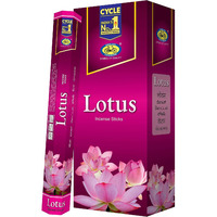 Case of 12 - Cycle No 1 Lotus Agarbatti Incense Sticks - 120 Pc
