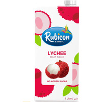 Case of 12 - Rubicon Lychee Juice No Sugar Added - 1 L (33.8 Fl Oz)
