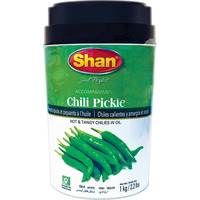Case of 6 - Shan Chilli Pickle - 1 Kg (2.2 Lb)